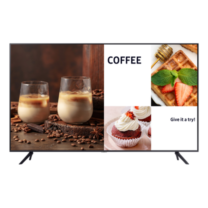 Samsung BE65C-H Pannello piatto per segnaletica digitale 165,1 cm (65") LED Wi-Fi 4K Ultra HD Nero Processore integrato Tizen [LH65BECHLGUXEN]