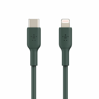 CABLE USB-C A LIGHTNING PVC Belkin 2M [CAA003BT2MBK] 