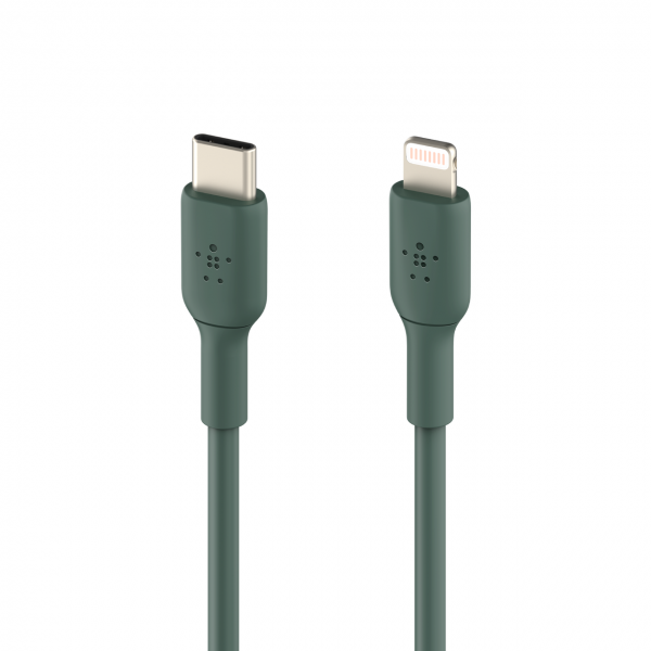 CABLE USB-C A LIGHTNING PVC Belkin 2M [CAA003BT2MBK] 