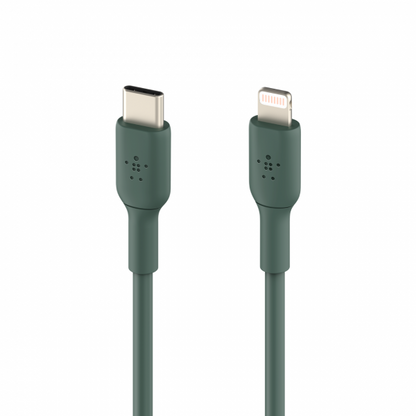 CABLE USB-C A LIGHTNING PVC Belkin 2M [CAA003BT2MBK] 