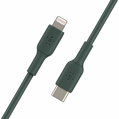 CABLE USB-C A LIGHTNING PVC Belkin 2M [CAA003BT2MBK] 