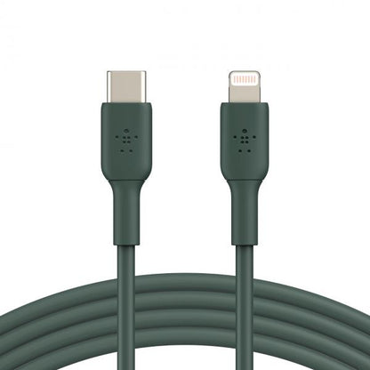 CABLE USB-C A LIGHTNING PVC Belkin 2M [CAA003BT2MBK] 