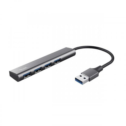 Trust Halyx USB 3.2 Gen 1 (3.1 Gen 1) Type-A 5 Mbit/s Negro, Gris [24947] 