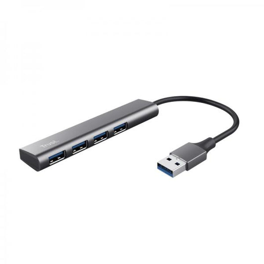 Trust Halyx USB 3.2 Gen 1 (3.1 Gen 1) Type-A 5 Mbit/s Black, Gray [24947] 