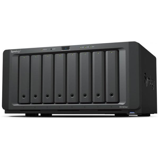 SYNOLOGY 8x 3.5" or 2.5" SATA HDD/SSD non inclusi (Serie HAT5300, SSD SAT5200, M.2 2280 NVMe SSD: Se [DS1823XS+]