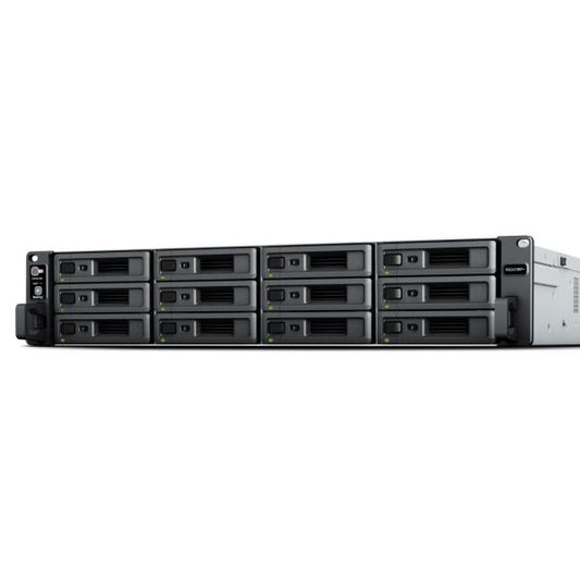 Synology RackStation RS2423+ server NAS e di archiviazione Armadio (2U) Collegamento ethernet LAN Nero, Grigio V1780B [RS2423+]