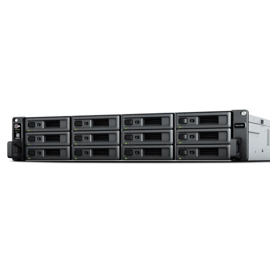 Synology RackStation RS2423+ NAS y servidor de almacenamiento Gabinete (2U) Conexión LAN Ethernet Negro, Gris V1780B [RS2423+] 