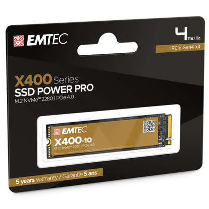 Emtec X400-10 M.2 4 TB PCI Express 4.0 NVMe [ECSSD4TX410]