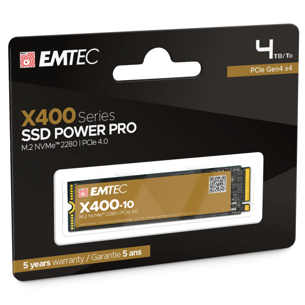 Emtec X400-10 M.2 4 TB PCI Express 4.0 NVMe [ECSSD4TX410]