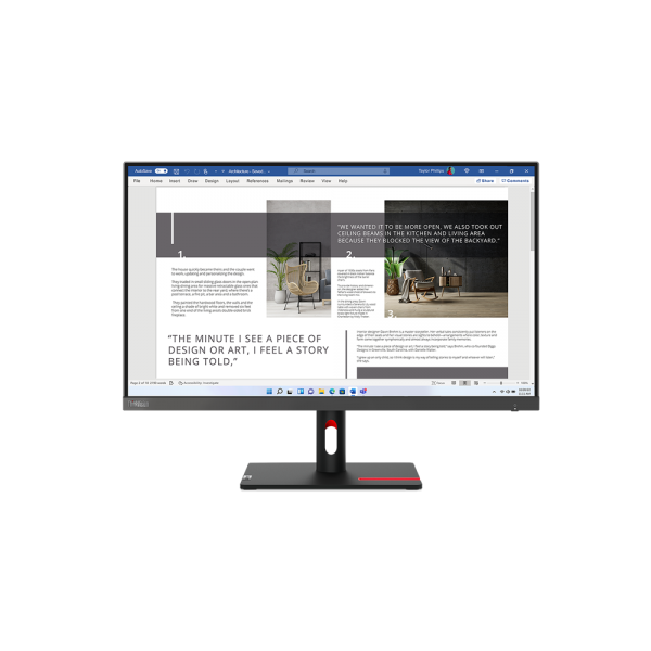 LENOVO MONITOR 27 LED IPS 16:9 FHD 6MS 300 CDM, VGA/HDMI, S27I-30 [63DFKAT4EU]