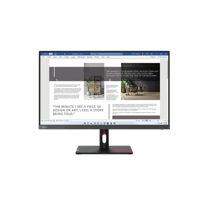 Lenovo ThinkVision S27i-30 pantalla LED 68,6 cm (27") 1920 x 1080 Pixeles Full HD Gris [63DFKAT4EU] 