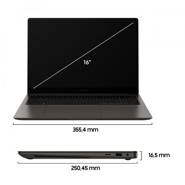 Samsung Galaxy Book3 Ultra 16" Laptop i7 16GB 512GB Windows 11 Pro Graphite [NP964XFH-XA4IT]