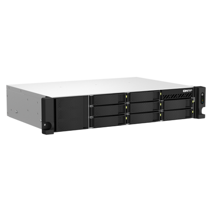 QNAP TS-864EU-8G NAS and storage server Cabinet (2U) Ethernet LAN connection Black [TS-864EU-8G] 