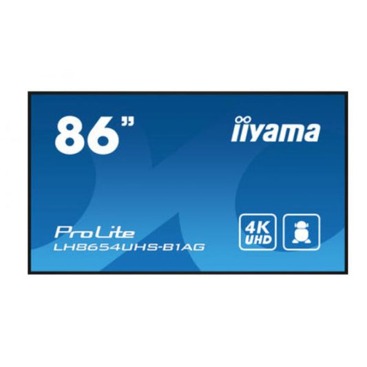 Iiyama ProLite 86 inch - 4K Ultra HD Professional Digital Signage Display - 3840x2160 [LH8654UHS-B1AG]