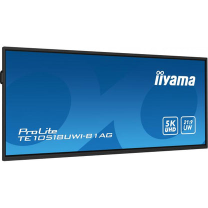 iiyama PROLITE Digital A-Panel 2,67 m (105") LED Wi-Fi 450 cd/m 5K Ultra HD Negro Pantalla táctil Procesador incorporado Android 24/7 [TE10518UWI-B1AG] 