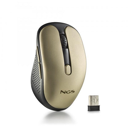 NGS MOUSE EVO RUST GOLD WIRELESS RECHARGEABLE MICES [EVO RUST GOLD]