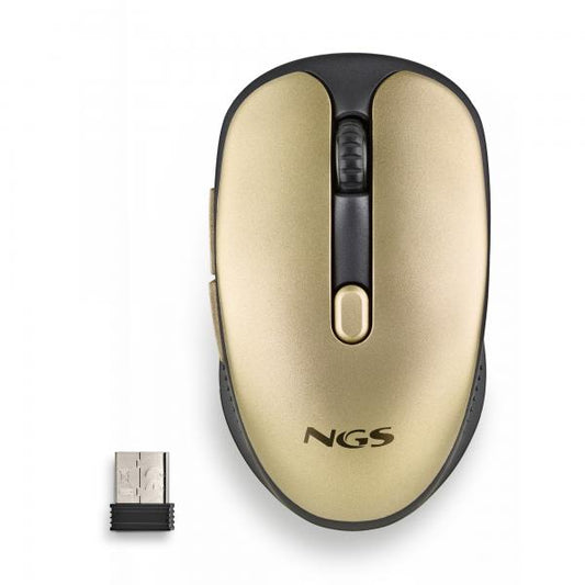 NGS MOUSE EVO RUST GOLD WIRELESS RECHARGEABLE MICES [EVO RUST GOLD]