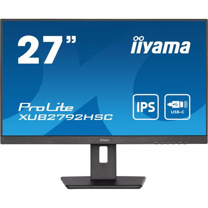 iiyama ProLite XUB2792HSC-B5 pantalla LED 68,6 cm (27") 1920 x 1080 Pixeles Full HD Negro [XUB2792HSC-B5] 