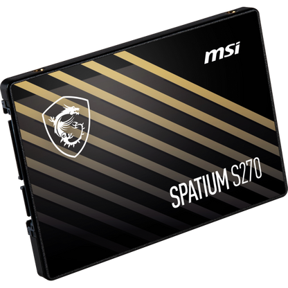 MSI SPATIUM S270 SATA 2.5 480GB unidades de estado sólido 2.5" Serial ATA III 3D NAND [S78-440E350-P83] 