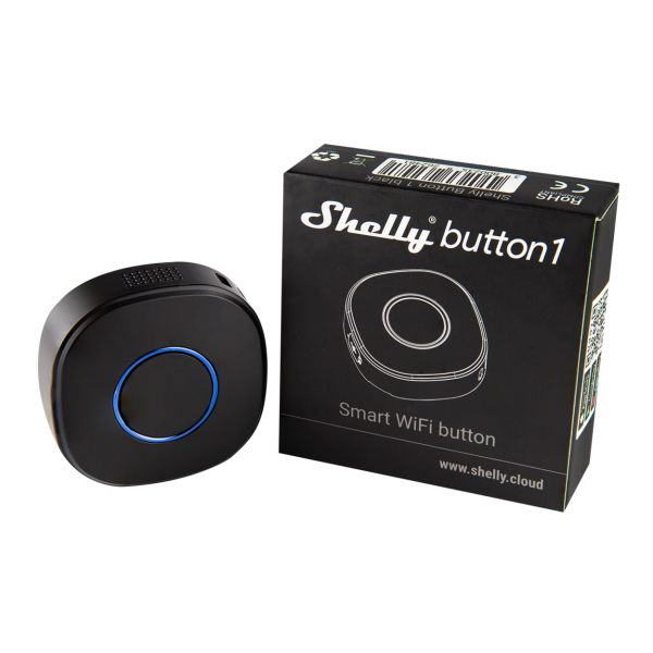 Shelly BLU Button1 Nero ShellyBLUButton1 [ShellyBLUButton1]