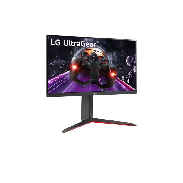 Lg GN65R - 24 pulgadas - Monitor LED para juegos Full HD IPS - 1920x1080 - 144 Hz - Pivote / HAS [24GN65R-B] 