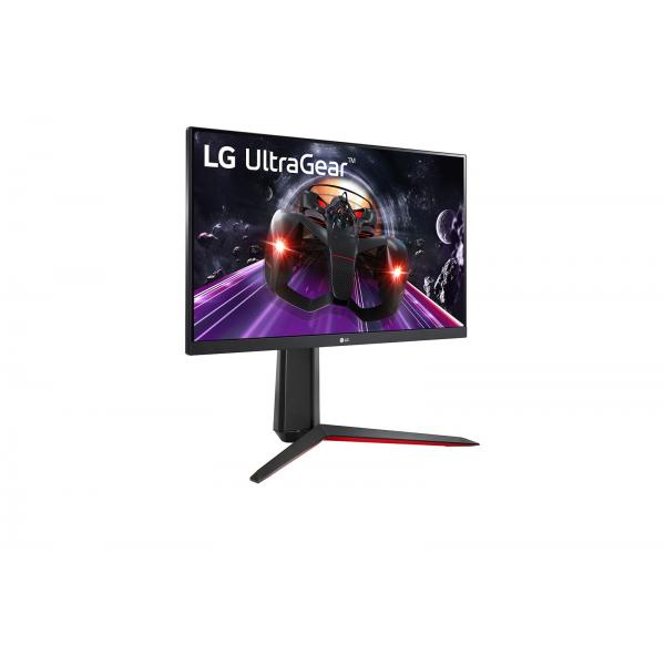 Lg GN65R - 24 pulgadas - Monitor LED para juegos Full HD IPS - 1920x1080 - 144 Hz - Pivote / HAS [24GN65R-B] 