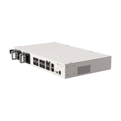 MikroTik - Cloud Router Switch 510-8XS-2XQ-IN with QCA9531 650 MHz CPU, 128 MB RAM, 98DX4310 switch chip, 2 x 100G QSFP28 ports, 8 x 25G SFP28 ports, 1 x 100Mbit Eth port for management, Rou [CRS510-8XS-2XQ-IN]