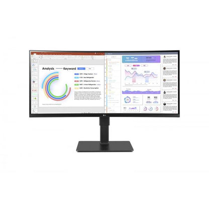 LG MONITOR 34 LED 21:9 3440x1440 HDR10 300 CDM 5ms REG. ALTEZZA USB-C - DP/HDMI MULTIMEDIALE [34BQ77QC]