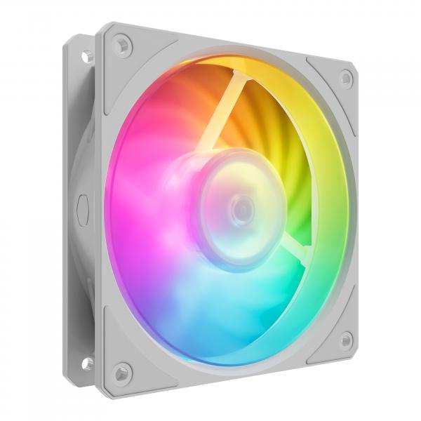 COOLER MASTER FAN MOBIUS 120P ARGB WHITE EDITION 120X25, ARGB GEN2, 02400 RPM [MFZ-M2DW-24NP2-R1] 