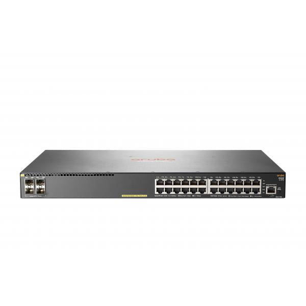 Conmutador HPE Aruba 2930F 24G PoE+ 4SFP+ [JL255A-R4]