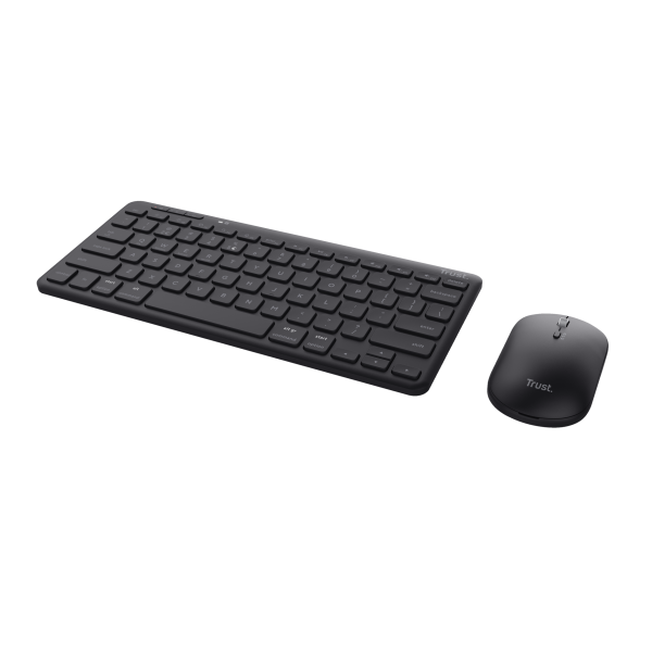 Trust Lyra tastiera Mouse incluso Ufficio RF senza fili + Bluetooth QWERTY Italiano Nero [24844]