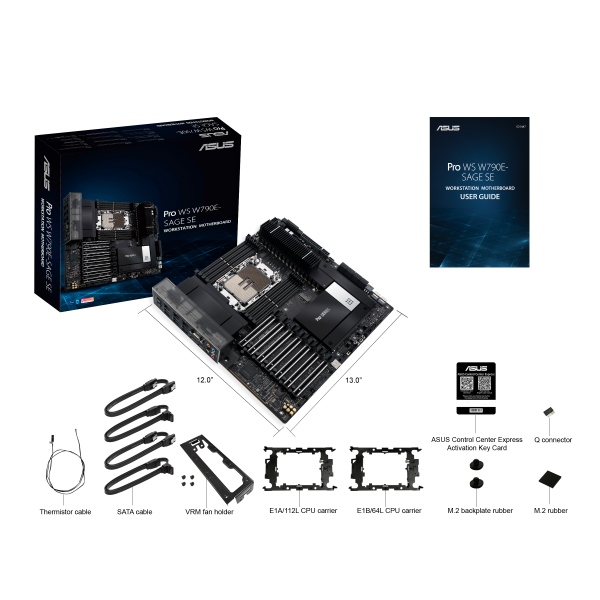 ASUS PRO WS W790E-SAGE SE Intel W790 LGA 4677 (Socket E) EEB [90MB1C20-M0EAY0]