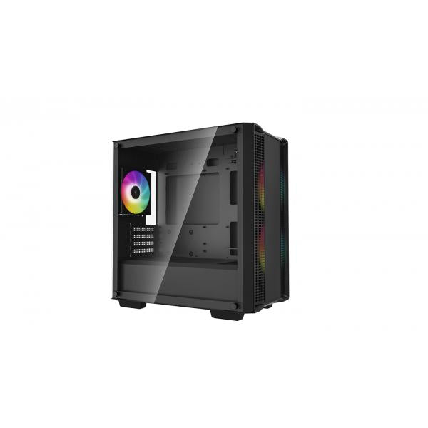 CAJA DEEPCOOL MICRO ATX CC360 NEGRA TAMAÑO 3xFAN ARGB R-CC360-BKAPM3-G-1 [R-CC360-BKAPM3-G-1] 