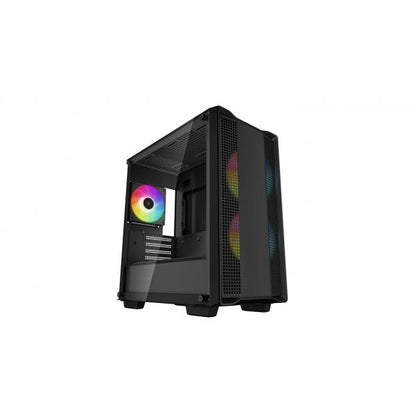 CAJA DEEPCOOL MICRO ATX CC360 NEGRA TAMAÑO 3xFAN ARGB R-CC360-BKAPM3-G-1 [R-CC360-BKAPM3-G-1] 