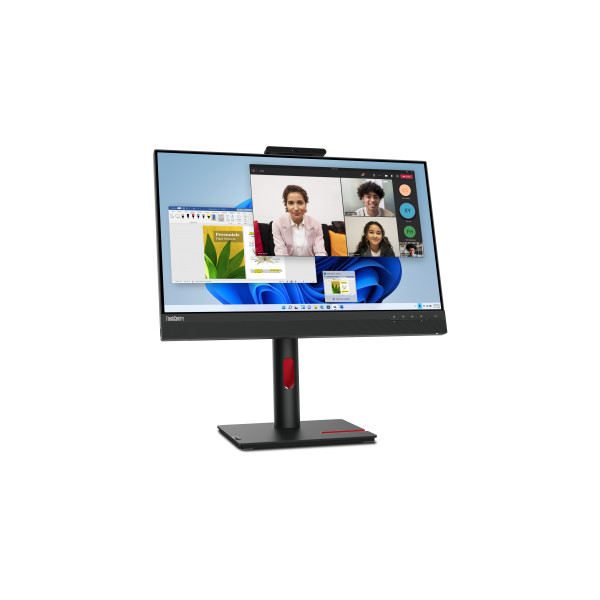 LENOVO MONITOR 23,8 LED IPS 16:9 FHD 6MS 250 CDM, PIVOT, DP/HDMI, WEBCAM, MULTIMEDIALE, Tiny-in-One [12NAGAT1EU]