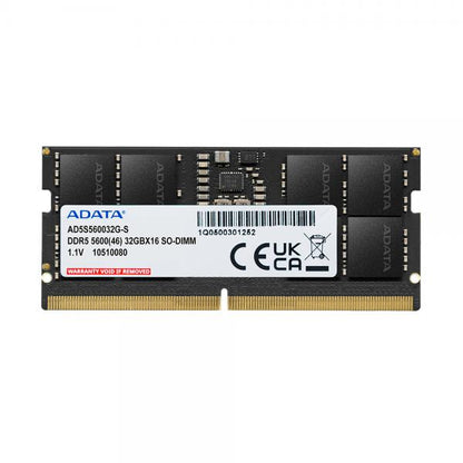 ADATA RAM SODIMM 16GB DDR5 5600MHZ [AD5S560016G-S]