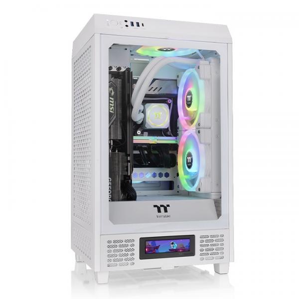 Thermaltake The Tower 200 Mini Tower Bianco [CA-1X9-00S6WN-00]