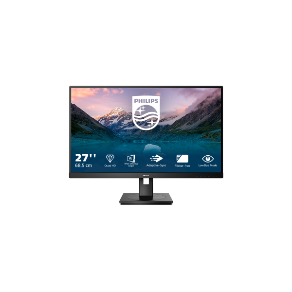 PHILIPS MONITOR 27 WLED VA 16:9 QHD 4MS, DP/HDMI, USB-C DOCKING, PIVOT, MULTIMEDIALE [275S9JML]