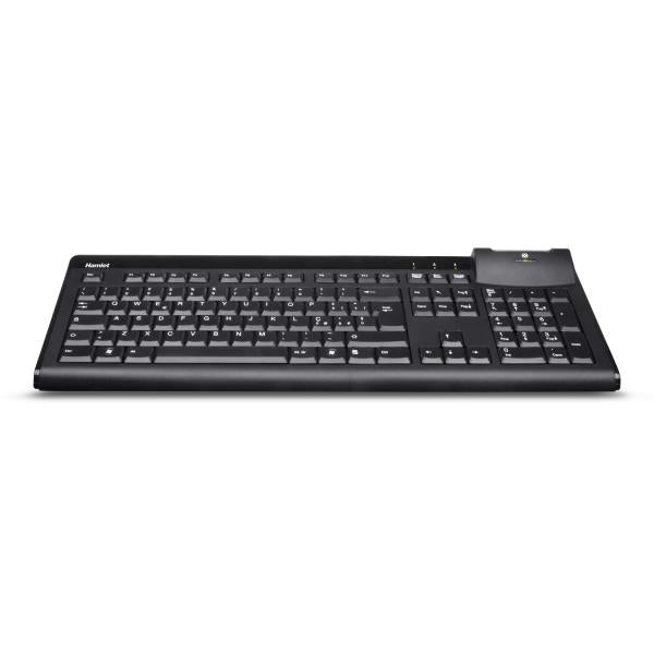 Hamlet Smart Card Keyboard tastiera usb professionale con lettore smart card integrato [XKKITASCR]