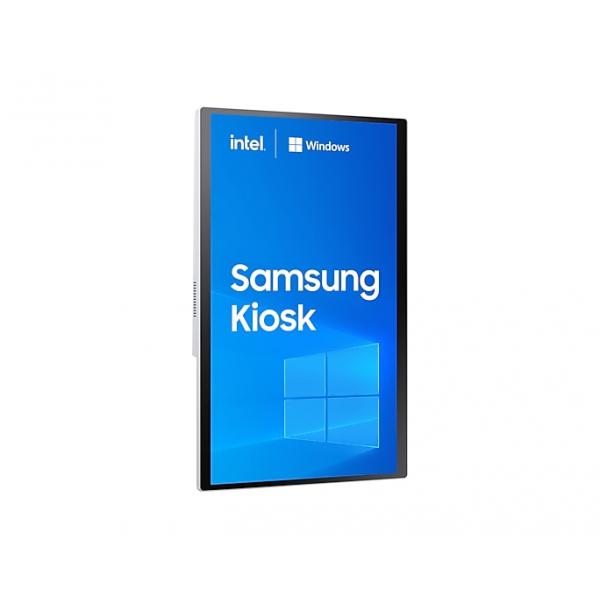 Samsung LH24KMCCBGCXEN visualizzatore di messaggi Design chiosco 61 cm (24") LED 250 cd/m Full HD Bianco Touch screen Processore integrato Windows 10 IoT Enterprise [LH24KMCCBGCXEN]