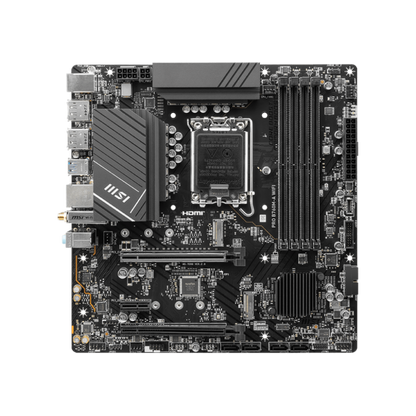 MSI MB B760, B760M-A WIFI, LGA 1700, 4DDR5, 2PCI-Ex16, 1PCI-Ex1, 2M.2, 4SATA3, MATX [PRO B760M-A WIFI]