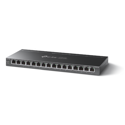 TP-Link TL-SG116P switch de red No Administrado Gigabit Ethernet (10/100/1000) Soporte Alimentación a través de Ethernet (PoE) Negro [TL-SG116P] 