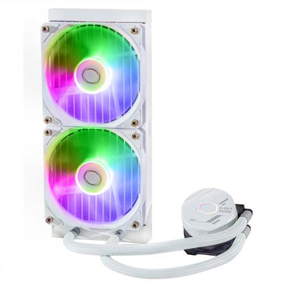 Cooler Master MasterLiquid 240L Core ARGB White Processore Kit di raffreddamento a liquido 12 cm Bianco [MLW-D24M-A18PZ-RW]