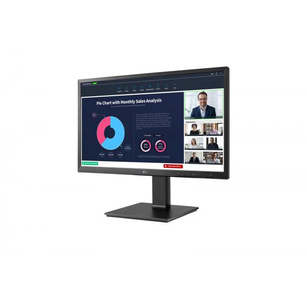 LG MONITOR 23,8 LED IPS 16:9 FHD 5MS 250 CDM, PIVOT, WEBCAM, USB-C HUB, DP/HDMI, MULTIMEDIALE [24BP75CP-B]