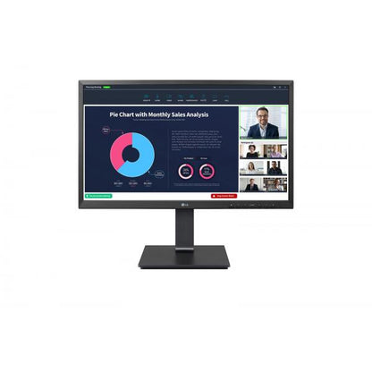 LG MONITOR 23,8 LED IPS 16:9 FHD 5MS 250 CDM, PIVOT, WEBCAM, USB-C HUB, DP/HDMI, MULTIMEDIALE [24BP75CP-B]