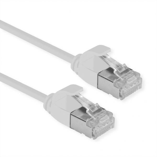 ROLINE U/FTP DATACENTER PATCHCORD CAT.6A/CLASS EA, LSOH, SLIM, GREY, 0.15M [21.15.3300]