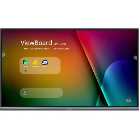 Viewsonic ViewBoard 50serie touchscreen - 86inch - UHD - Android 11.0 - IR 400 nits - 2x15W + sub 16W - USB-C - 8/64GB [IFP8650-5F]