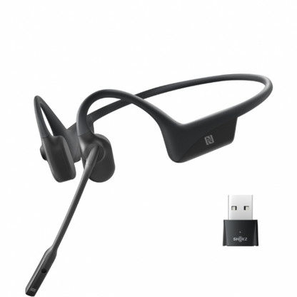 Shokz OpenComm UC Negro Auriculares Inalámbricos Portátiles Música y Llamadas USB Tipo A Bluetooth Negro [C102-AA-BK] 