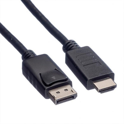 ROLINE GREEN DISPLAYPORT CABLE, DP - HDTV, M/M, BLACK, 2M [11.44.5781]