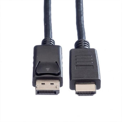 ROLINE GREEN DISPLAYPORT CABLE, DP - HDTV, M/M, BLACK, 2M [11.44.5781]